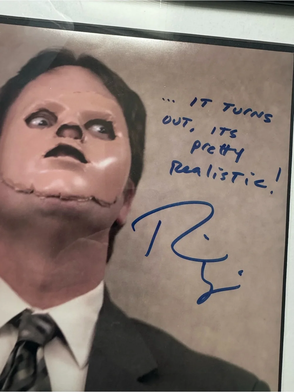 Signed Rainn Wilson (The Office) Portrait Photograph - with Paperwork!